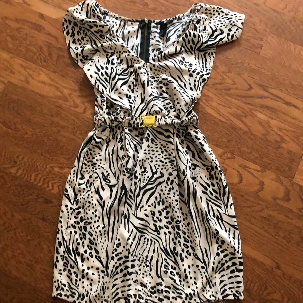 Safari print dress